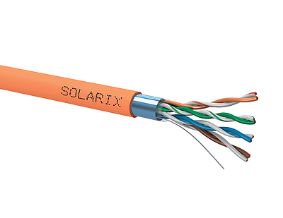 Product Installation cable Solarix CAT5E FTP LSOHFR B2<sub>ca</sub>-s1,d1,a1 500m SXKD-5E-FTP-LSOHFR-B2ca - Solarix - Solid Cable