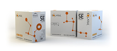 Product Installation cable Solarix CAT5E FTP PE F<sub>ca</sub>outdoor 305m/box SXKD-5E-FTP-PE - Solarix - Solid Cable