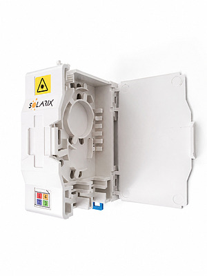 Product Fiber optical box with DIN rail mounting SXOB-SC-DIN-4 - Solarix - Fiber Management