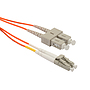 Product Patch cable Solarix 50/125 LCupc/SCupc MM OM2 3m duplex SXPC-LC/SC-UPC-OM2-3M-D - Solarix - Patch Cables