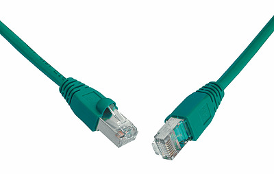Product Patch Cable CAT6 SFTP PVC 1m Green Snag-Proof C6-315GR-1MB - Solarix - Patch Cables