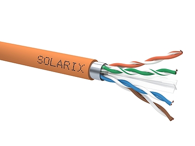 Product Instalační kabel Solarix CAT6A UTP LSOHFR B2<sub>ca</sub>-s1,d1,a1 500m SXKD-6A-UTP-LSOHFR-B2ca - Solarix - Kabely drát