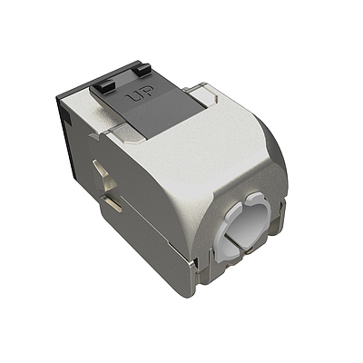 Product Keystone Solarix CAT5E STP RJ45 toolless SXKJ-5E-STP-RAL-SA, RAL FIT, GROUND LOCK - Solarix - Keystone Jacks