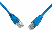 Product Patch Cable CAT5E SFTP PVC 0.5m Blue Snag-Proof C5E-315BU-0.5MB - Solarix - Patch Cables