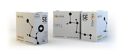 Product Installation cable Solarix CAT5E UTP PE F<sub>ca</sub> outdoor 305m/box SXKD-5E-UTP-PE - Solarix - Solid Cable