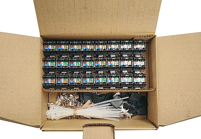 Product Multipack 24 pcs – keystones Solarix CAT5E STP RJ45 quick tool SXKJ-5E-STP-BK-NA - Solarix - Keystone Jacks