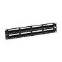 Product 19" Patch Panel Solarix 48x RJ45 CAT6 UTP 350 MHz Black 2U SX48-6-UTP-BK - Solarix - Patch Panels