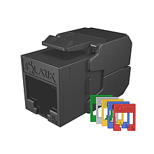 Product Keystone Solarix CAT5E UTP RJ45 toolless SXKJ-5E-UTP-RAL-SA, RAL FIT, SECURE CAP - Solarix - Keystone Jacks