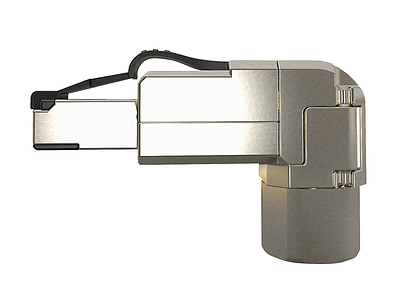 Product Universal MPTL 90° plug Solarix CAT6A STP RJ45 toolless SXRJ45-6A-STP-BK-SA-U - Solarix - Plugs