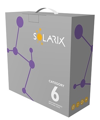 Product Installation cable Solarix CAT6 U/UTP LSOH D<sub>ca</sub>-s2,d2,a1 Extended+ 450 MHz 100m/box SXKD-6-UTP-LSOH - Solarix - Solid Cable