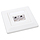 Product Solarix CAT6 STP 2x RJ45 flush-mounted outlet, white SX9-2-6-STP-WH - Solarix - Outlets