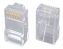 Product Modular Plug 8p8c CAT5E Unshielded for Solid Cable KRJ45/5SLD - Solarix - Plugs