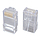 Product Modular Plug 8p8c CAT5E Unshielded for Solid Cable KRJ45/5SLD - Solarix - Plugs