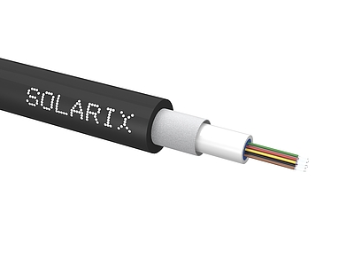 Product Universal cable CLT Solarix 12f 9/125 LSOH E<sub>ca</sub> black SXKO-CLT-12-OS-LSOH - Solarix - Fibre Optic Cable