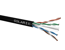 Product Installation cable Solarix CAT6 UTP PE F<sub>ca</sub> outdoor 500m/reel SXKD-6-UTP-PE - Solarix - Solid Cable