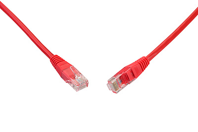 Product Patch Cable CAT5E UTP PVC 2m Red Non-Snag-Proof C5E-155RD-2MB - Solarix - Patch Cables