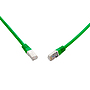 Product 10G patch cable CAT6A SFTP LSOH 3m green non-snag-proof C6A-315YGR-3MB - Solarix - Patch Cables