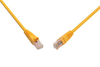 Product Patch Cable CAT6 UTP PVC 1m Yellow Snag-Proof C6-114YE-1MB - Solarix - Patch Cables