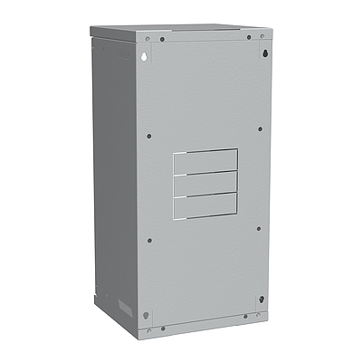 Product 10" Wall Mounted Rack, Height 12U, Depth 265 mm, RAL 7035, RECW10-124B - Solarix - Wall Mount 10"