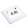 Product Solarix CAT5E UTP 2x RJ45 flush-mounted outlet, white SX9-2-5E-UTP-WH - Solarix - Outlets
