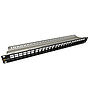 Product 19" unloaded patch panel Solarix 24 ports 1U SX24M-0-STP-BK-UNI-N - Solarix - Patch Panels