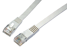 Product Patch Cable Flat CAT6 UTP LSOH 10m Grey Non-Snag-Proof C6-111GY-10MB - Solarix - Flat patch cables