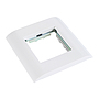 Product Frame for SX-F-M Solarix French style modules, 80x80mm, white, SXF-R-2-WH - Solarix - Outlets