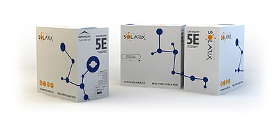 Product Installation cable Solarix CAT5E FTP PVC E<sub>ca</sub> 305m/box SXKD-5E-FTP-PVC - Solarix - Solid Cable