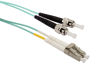 Product Patch cable Solarix 50/125 LCupc/STupc MM OM3 2m duplex SXPC-LC/ST-UPC-OM3-2M-D - Solarix - Patch Cables