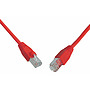 Product Patch Cable CAT6 SFTP PVC 0.5m Red Snag-Proof C6-315RD-0.5MB - Solarix - Patch Cables