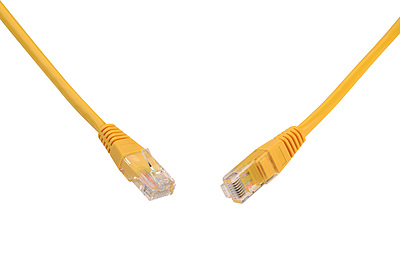 Product Patch Cable CAT5E UTP PVC 5m Yellow Non-Snag-Proof C5E-155YE-5MB - Solarix - Patch Cables