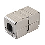Product Coupler CAT6A STP toolless SXSPJ-6A-STP-BK-SA - Solarix - Couplers