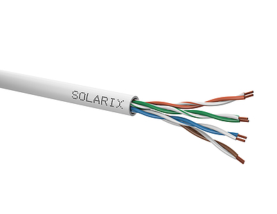 Product Stranded Cable Solarix CAT5E UTP PVC Fca grey 305m/box SXKL-5E-UTP-PVC-GY - Solarix - Stranded Cable