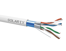 Product Installation cable Solarix CAT6A FFTP LSOH D<sub>ca</sub>-s2,d2,a1 500m SXKD-6A-FFTP-LSOH - Solarix - Solid Cable