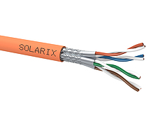 Product Installation cable Solarix CAT7 SSTP LSOH C<sub>ca</sub>-s1a,d1,a1 1000 MHz 500m/reel SXKD-7-SSTP-LSOH - Solarix - Solid Cable