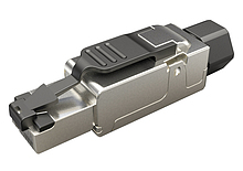 Product Universal Industrial Plug RJ45 CAT6 STP Toolless SXRJ45-6-STP-BK-SA - Solarix - Plugs