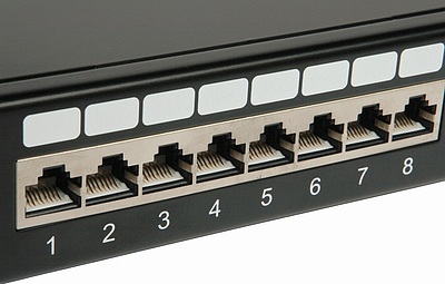 Product 19" patch panel Solarix 24x RJ45 CAT6 STP 1U SX24-6-STP-BK - Solarix - Patch Panels