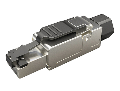 Product Universal MPTL plug Solarix CAT6A STP RJ45 toolless SXRJ45-6A-STP-BK-SA - Solarix - Plugs