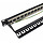 Product 19" unloaded patch panel Solarix 24 ports 1U SX24M-0-STP-BK-UNI - Solarix - Patch Panels
