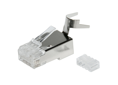 Product Modular Plug 8p8c CAT6 Shielded for Solid Cable KRJS45/6SLD-100 - Solarix - Plugs