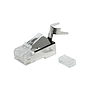 Product Modular Plug 8p8c CAT6 Shielded for Solid Cable KRJS45/6SLD-100 - Solarix - Plugs