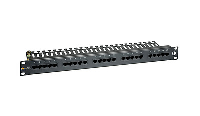 Product 19" ISDN panel Solarix 25x RJ45 Black 1U SX25-ISDN-BK - Solarix - Patch Panels