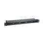 Product 19" ISDN panel Solarix 25x RJ45 Black 1U SX25-ISDN-BK - Solarix - Patch Panels