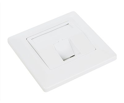 Product Solarix Modular Wall Outlet for 1 Keystone, White, SX9-1-0-WH - Solarix - Outlets