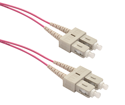 Product Patch cable Solarix 50/125 SCupc/SCupc MM OM4 1m duplex SXPC-SC/SC-UPC-OM4-1M-D - Solarix - Patch Cables