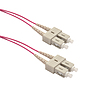 Product Patch cable Solarix 50/125 SCupc/SCupc MM OM4 1m duplex SXPC-SC/SC-UPC-OM4-1M-D - Solarix - Patch Cables