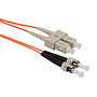 Product Patch cable Solarix 50/125 SCupc/STupc MM OM2 2m duplex SXPC-SC/ST-UPC-OM2-2M-D - Solarix - Patch Cables