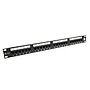 Product  19" Patch Panel Solarix 24x RJ45 CAT6 UTP 350 MHz Black 1U SX24-6-UTP-BK - Solarix - Patch Panels