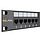 Product  19" Patch Panel Solarix 24x RJ45 CAT6 UTP 350 MHz Black 1U SX24-6-UTP-BK - Solarix - Patch Panels