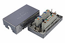 Product Connection Box CAT5E STP 8p8c LSA+/Krone KRJS45-VEB5 - Solarix - Connection Boxes